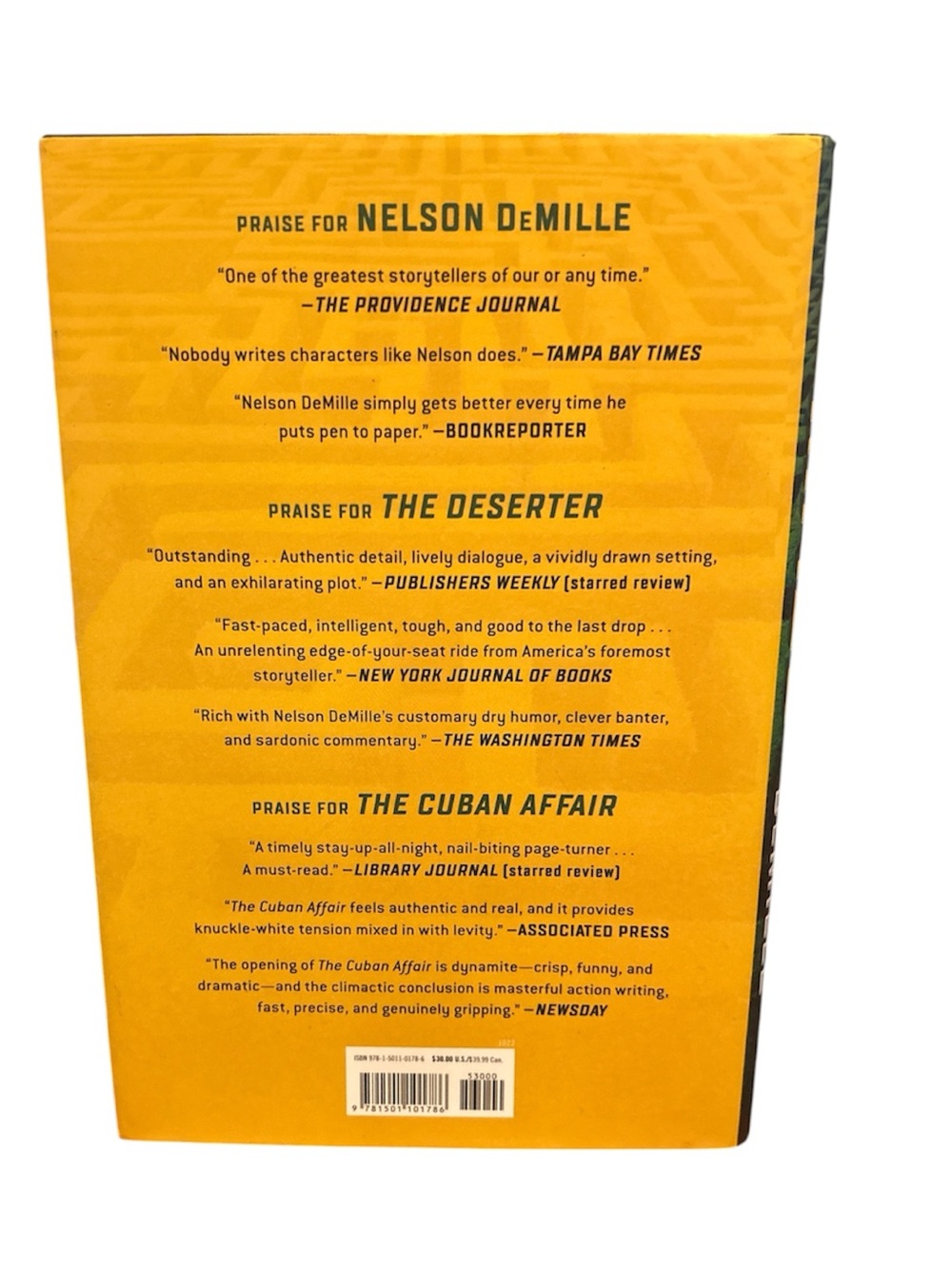 Mystery/Suspense Nelson DeMille "The Maze" Hardcover - Picture 2 of 2